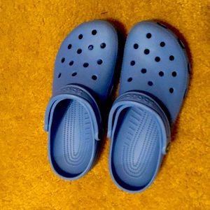 Blue Unused Crocs